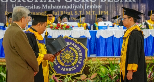 Perjalanan Menuju Guru Besar: Kisah Sukses Prof Dr Nanang Saiful Rizal dalam Pengembangan Teknik Sumber Daya Air di Universitas Muhammadiyah Jember